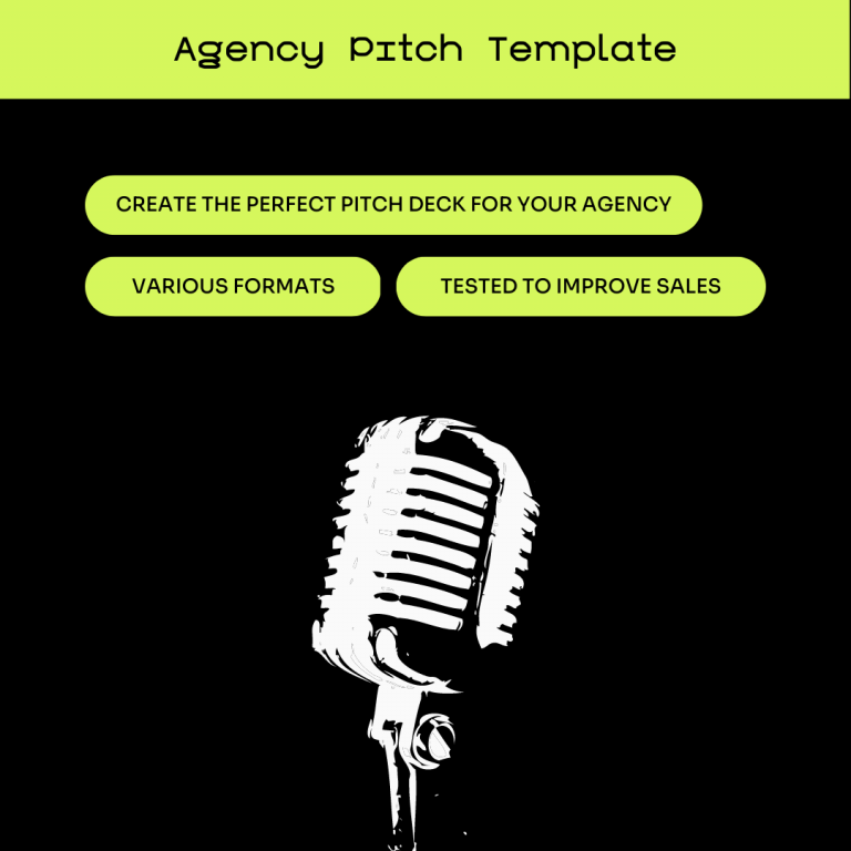 Agency Pitch Template